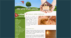 Desktop Screenshot of fin-sauny.cz